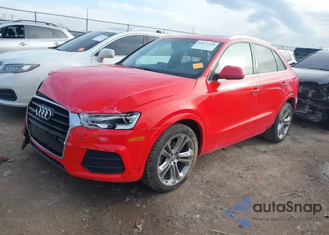2016 Audi Q3 2.0T Premium Plus z USA, uszkodzony, nr VIN WA1EFCFS4GR001683